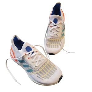Adidas Men's Ultraboost S.RDY White Blue Orange Running Shoes FY3470 Sz 8.5